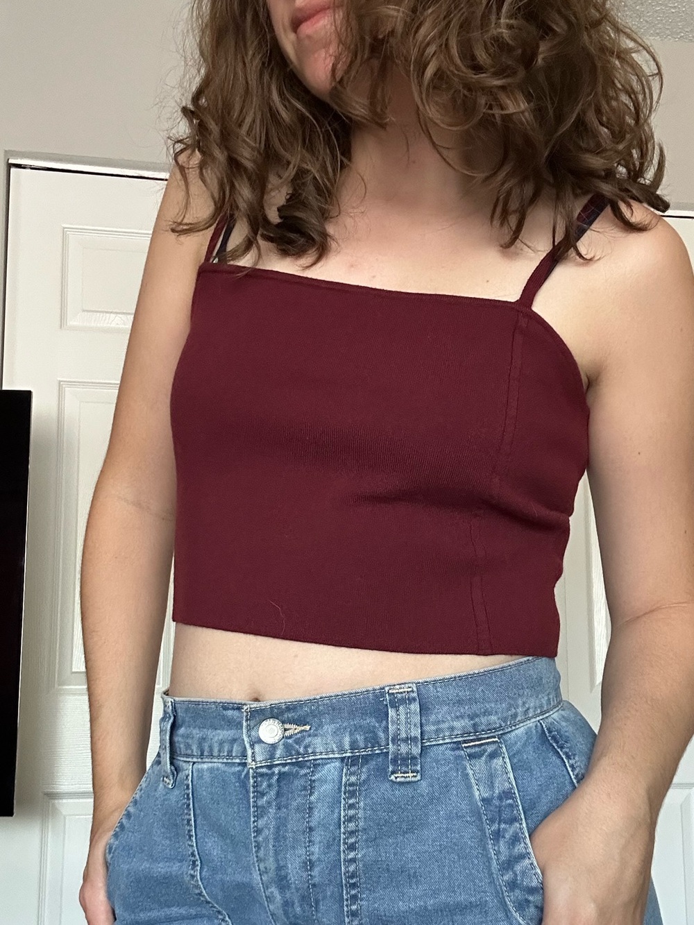 Red Crop Top